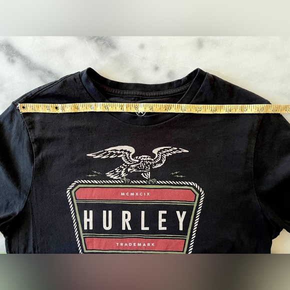 NWOT Black Hurley Eagle Graphic Tee - Picture 4 of 6
